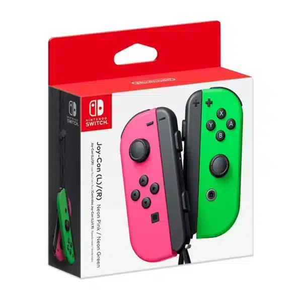 JPG Nintendo Joy-Con (LR) Wireless Controllers Neon Pink Neon Green