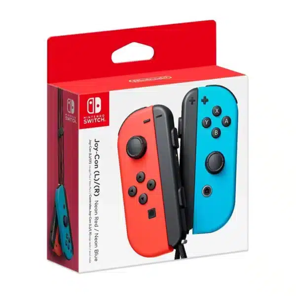 Nintendo Joy-Con (LR) Wireless Controllers Neon Red-Neon Blue