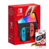 Nintendo Switch OLED model Neon Red & Neon Blue Joy-Con