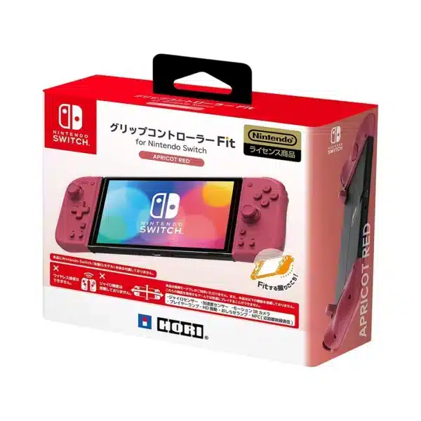 HORI Split Pad Compact Apricot Red for Nintendo Switch