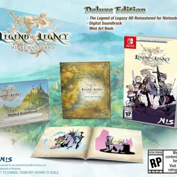 The Legend of Legacy HD Remastered Deluxe Edition Nintendo Switch