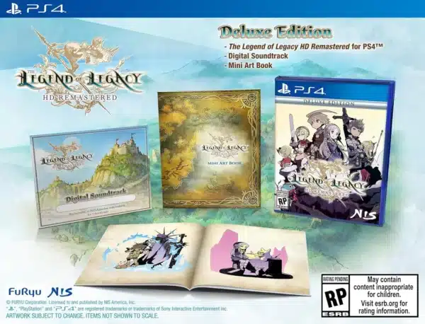 The Legend of Legacy HD Remastered Deluxe Edition PlayStation 4