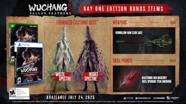 WUCHANG Fallen Feathers Day 1 Edition PlayStation 5